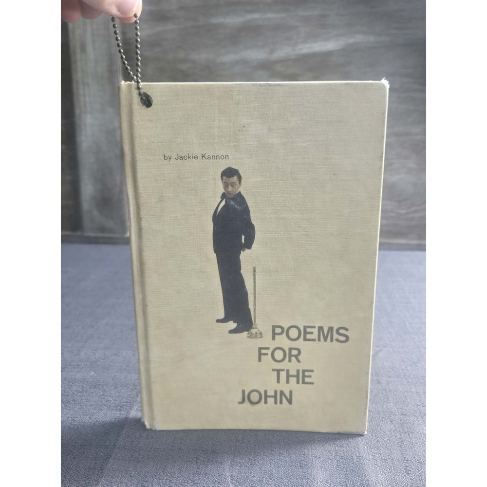 Vintage Poems for the John Jackie Kannon Hardcover 1969 Humor Poetry Book